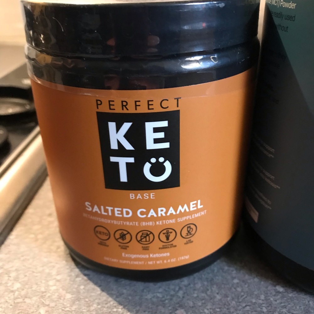 Keto salted caramel powder. Unopened.